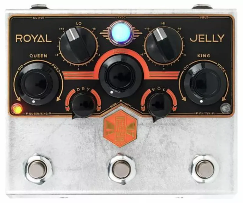 Product photo of the Beetronics Royal Jelly Fuzz/OD Blender