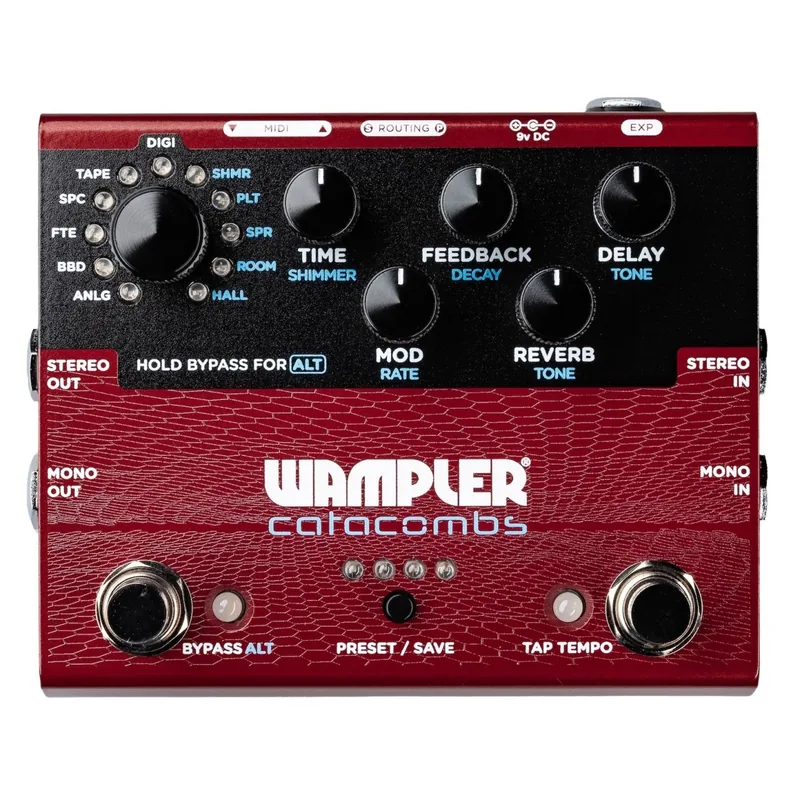 Product photo of the Wampler Catacombs (Reverb & Delay)