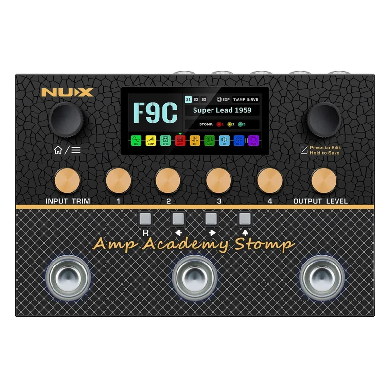 Product photo of the NUX Amp Academy Stomp (NMA-3AAP)