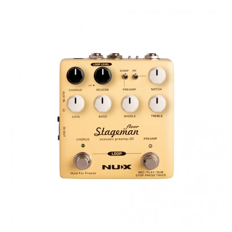 Productfoto van de NUX Stageman Floor Acoustic Preamp & DI (NAP-5)