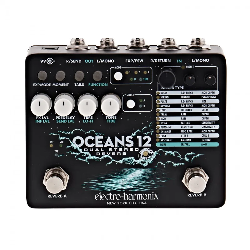 Produktfoto des Electro-Harmonix Oceans 12 Reverb