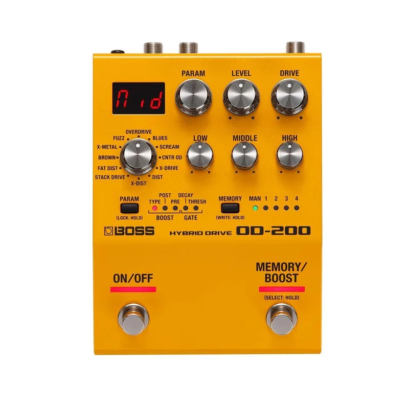 Product photo of the Boss OD-200 Hybrid Drive